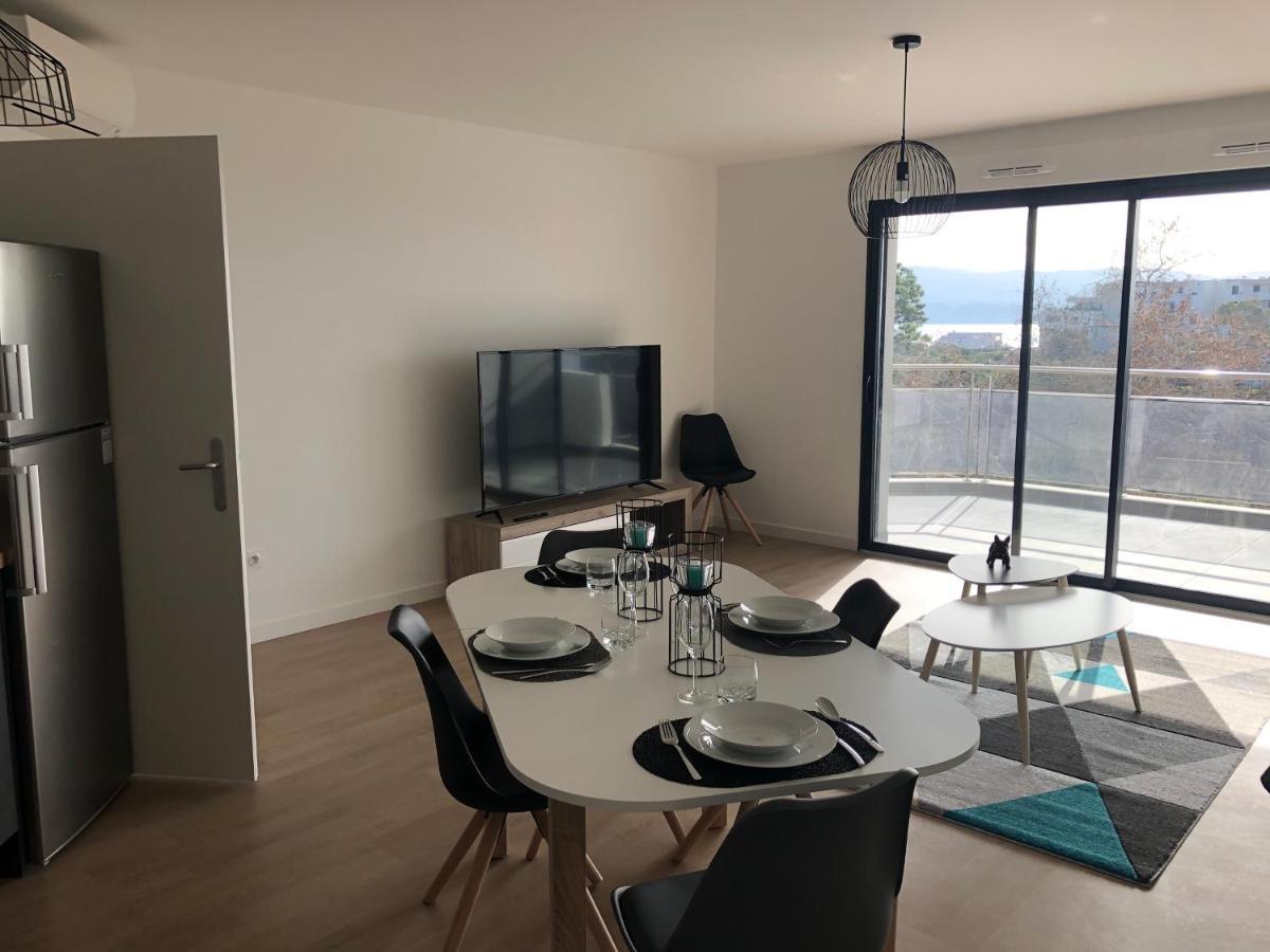 Bel Appartement F3 Vue Sur Le Golfe D'Ajaccio Ajaccio  Kültér fotó